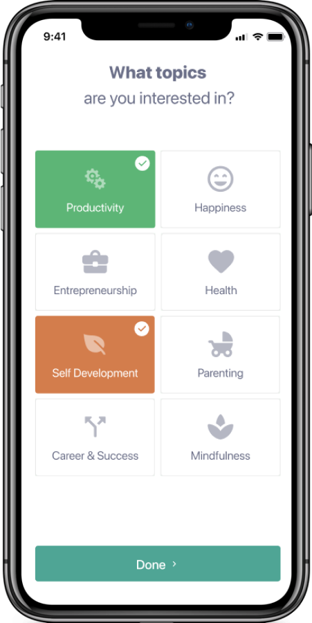 Tailored to your interests