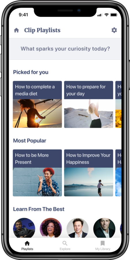 Tailored to your interests